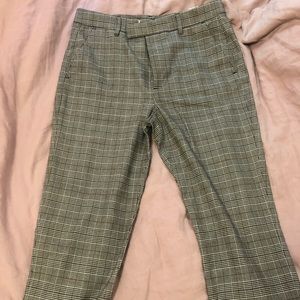 Zara houndstooth high waisted pant